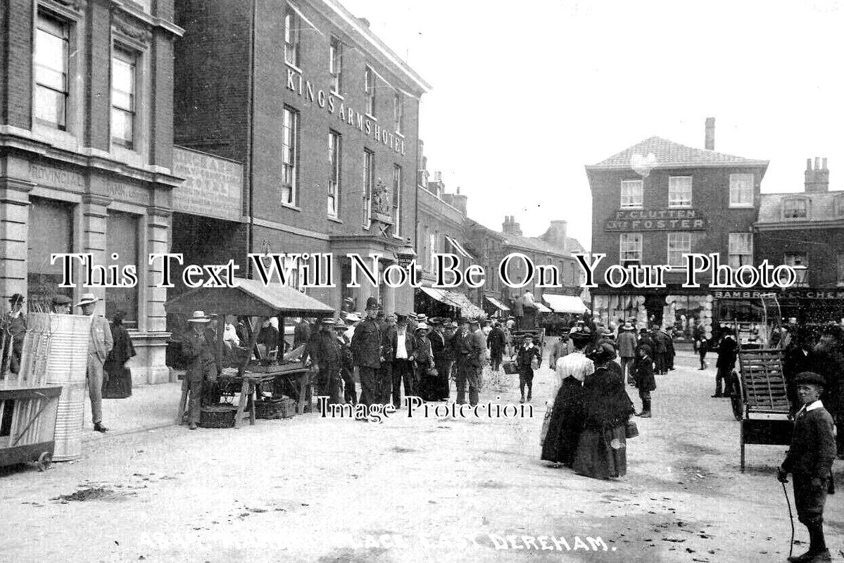 NF 3542 - East Dereham Market Place, Norfolk