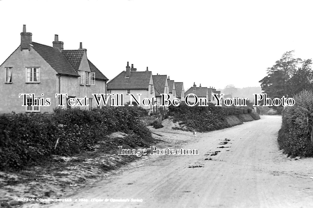NF 3584 - Council Houses, Hopton On Sea, Norfolk c1921
