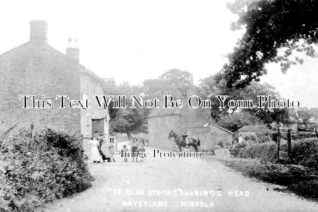 NF 3620 - The Stocks & Kings Head Inn Pub, Haveringland, Norfolk