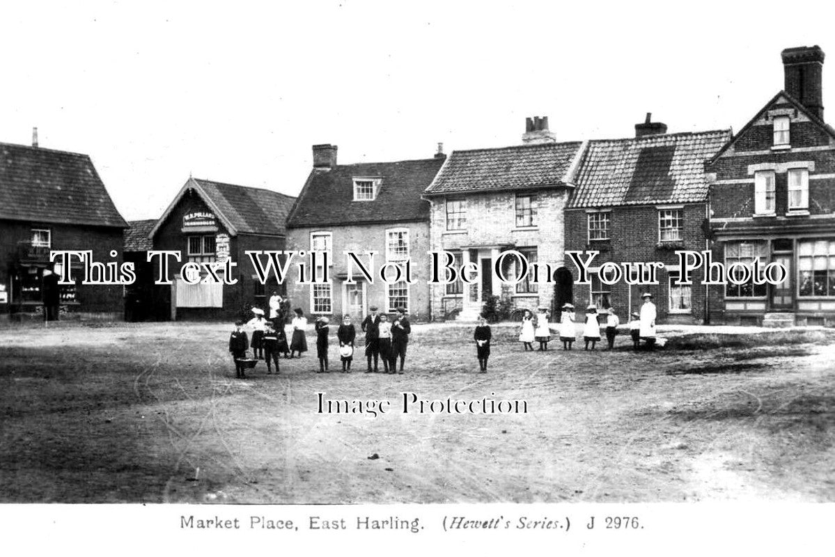 NF 3665 - Market Place, East Harling, Norfolk