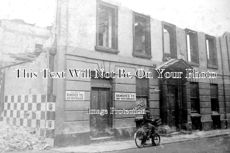 NF 3668 - Bomb Damage, Norwich, Norfolk WW2