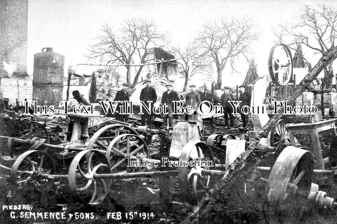 NF 3810 - Chapel Lane Sawmill, Wymondham, Norfolk 1914