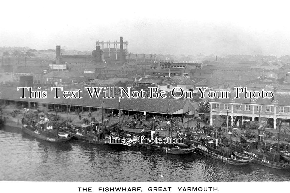 NF 3818 - The Fishwharf, Great Yarmouth, Norfolk