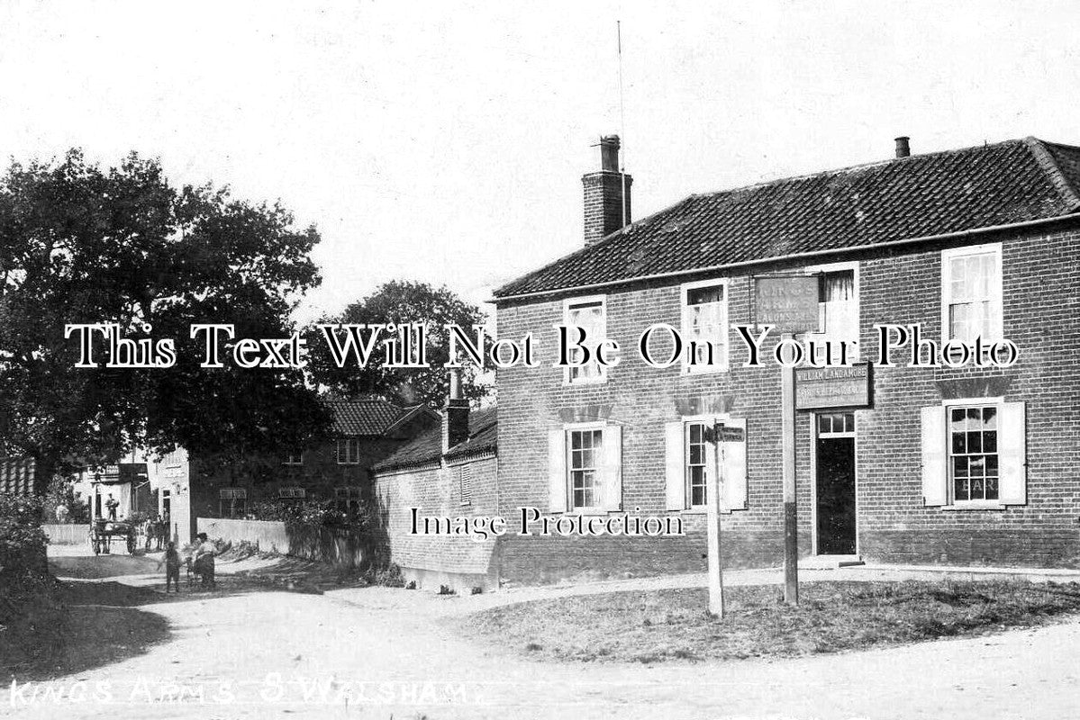 NF 3882 - The Kings Arms Pub, South Walsham, Norfolk c1912