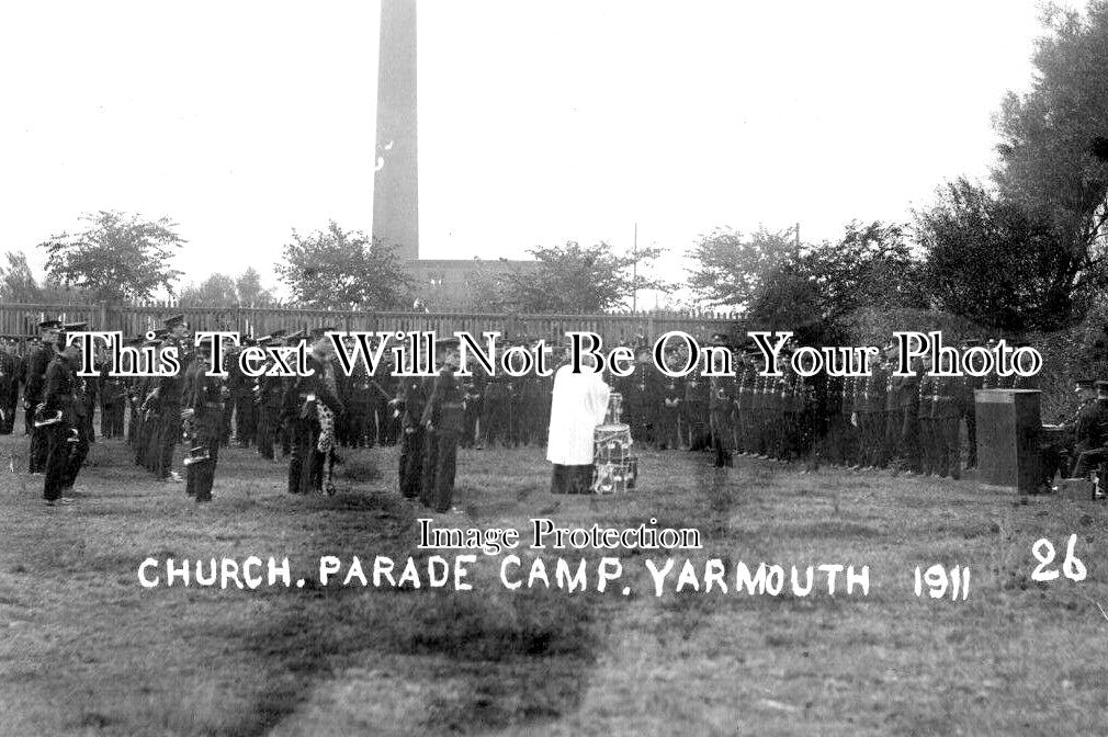 NF 3940 - Church Parade Camp, Great Yarmouth, Norfolk 1911