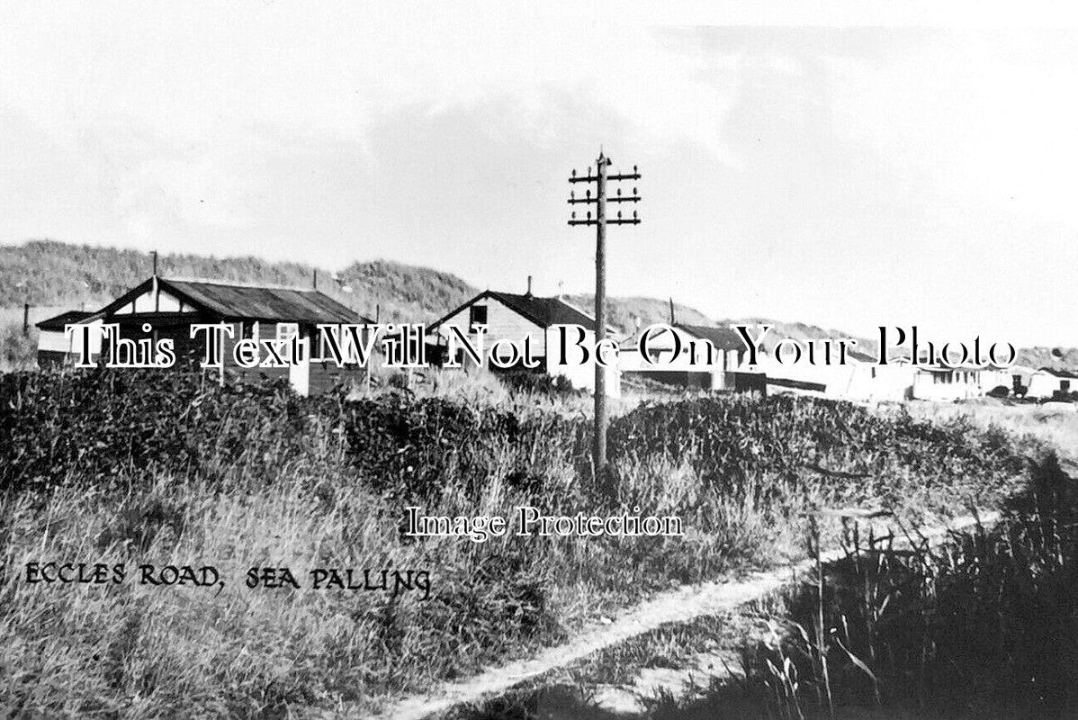 NF 3980 - Eccles Road, Sea Palling, Norfolk c1959