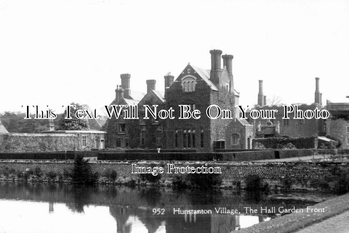 NF 4029 - The Hall Garden Front, Hunstanton Village, Norfolk