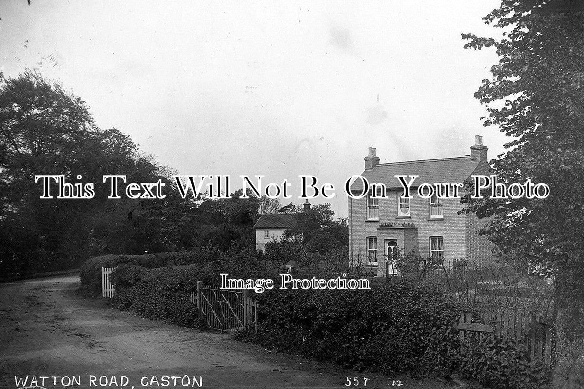 NF 408 - Watton Road, Caston, Norfolk c1923