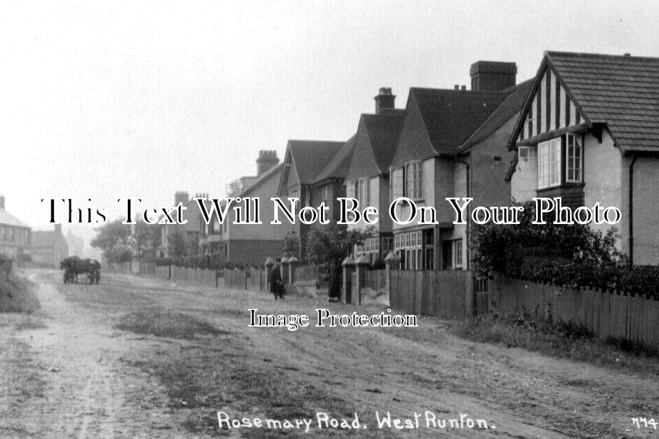 NF 4104 - Rosemary Road, West Runton, Norfolk c1920