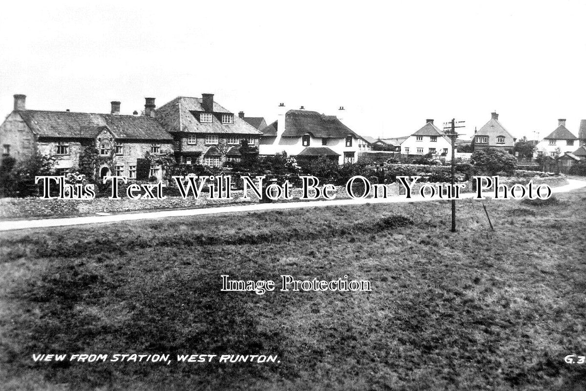 NF 4106 - View From West Runton Railway Station, Norfolk