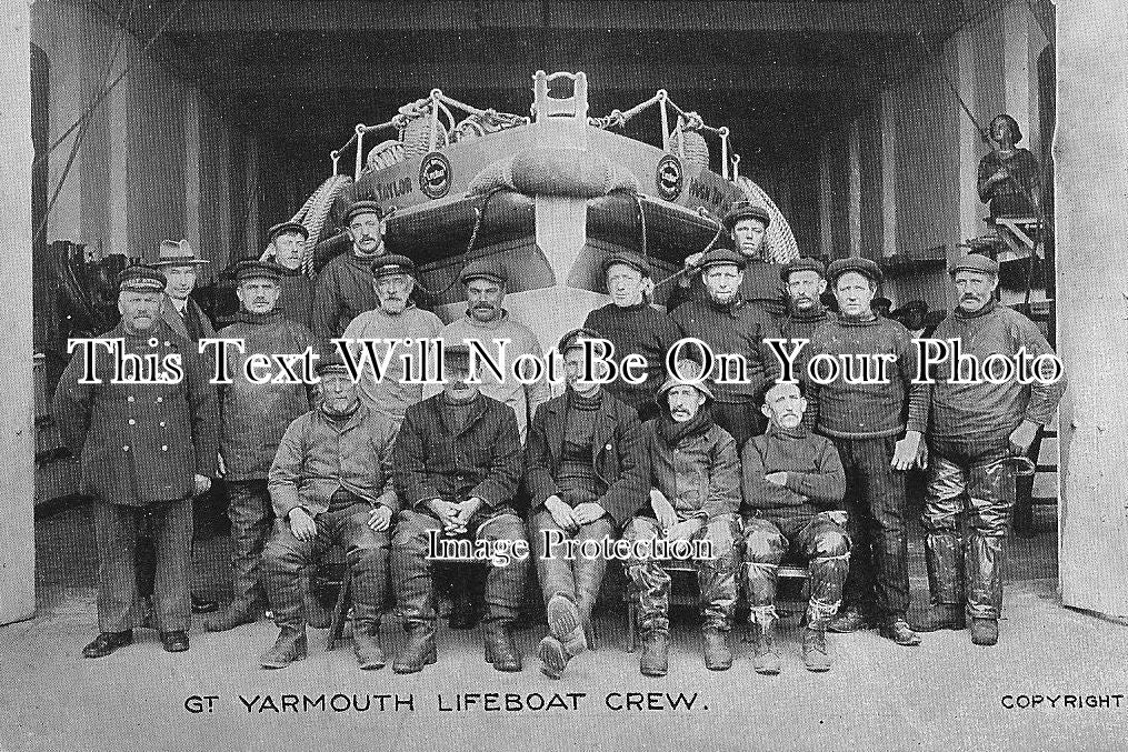 NF 417 - Lifeboat Crew, Great Yarmouth, Norfolk