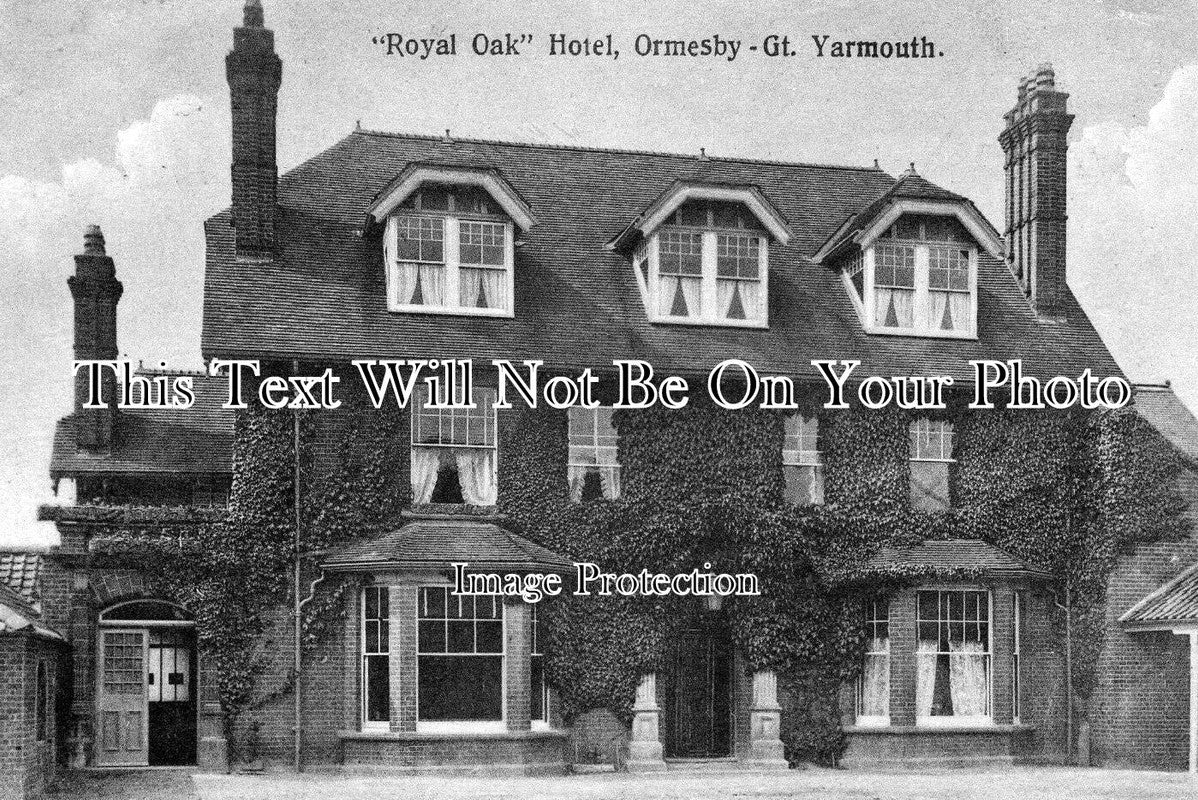 NF 4171 - The Royal Oak Hotel, Ormesby, Great Yarmouth, Norfolk c1917