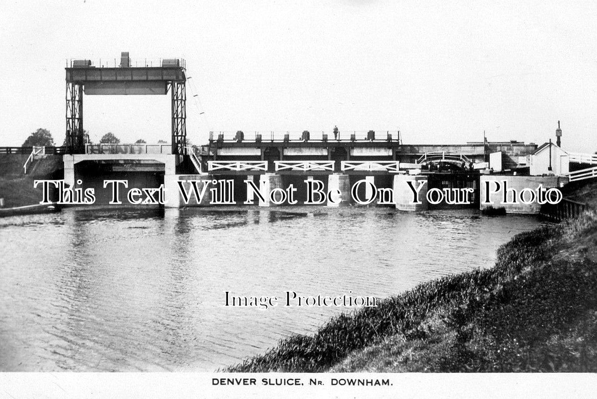 NF 4254 - Denver Sluice Near Downham, Norfolk