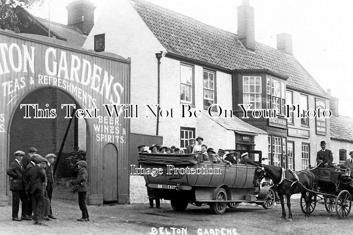 NF 4425 - Kings Head Pub & Belton Gardens Charabanc Trip, Great Yarmouth