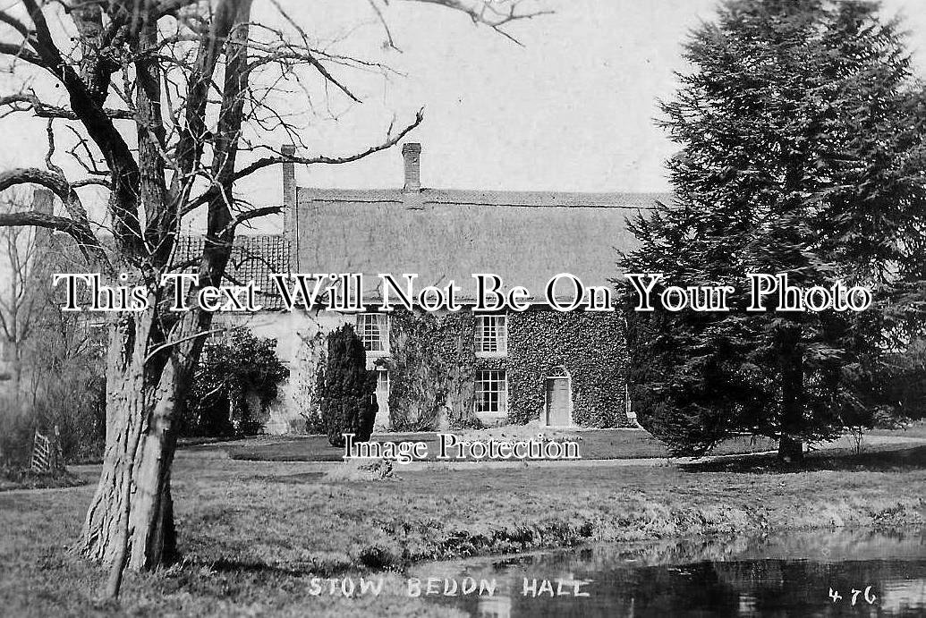 NF 4429 - Stow Bedon Hall, Attleborough, Norfolk c1909