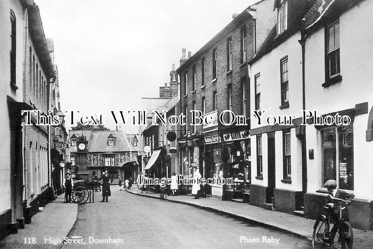 NF 4438 - High Street, Downham, Norfolk c1944