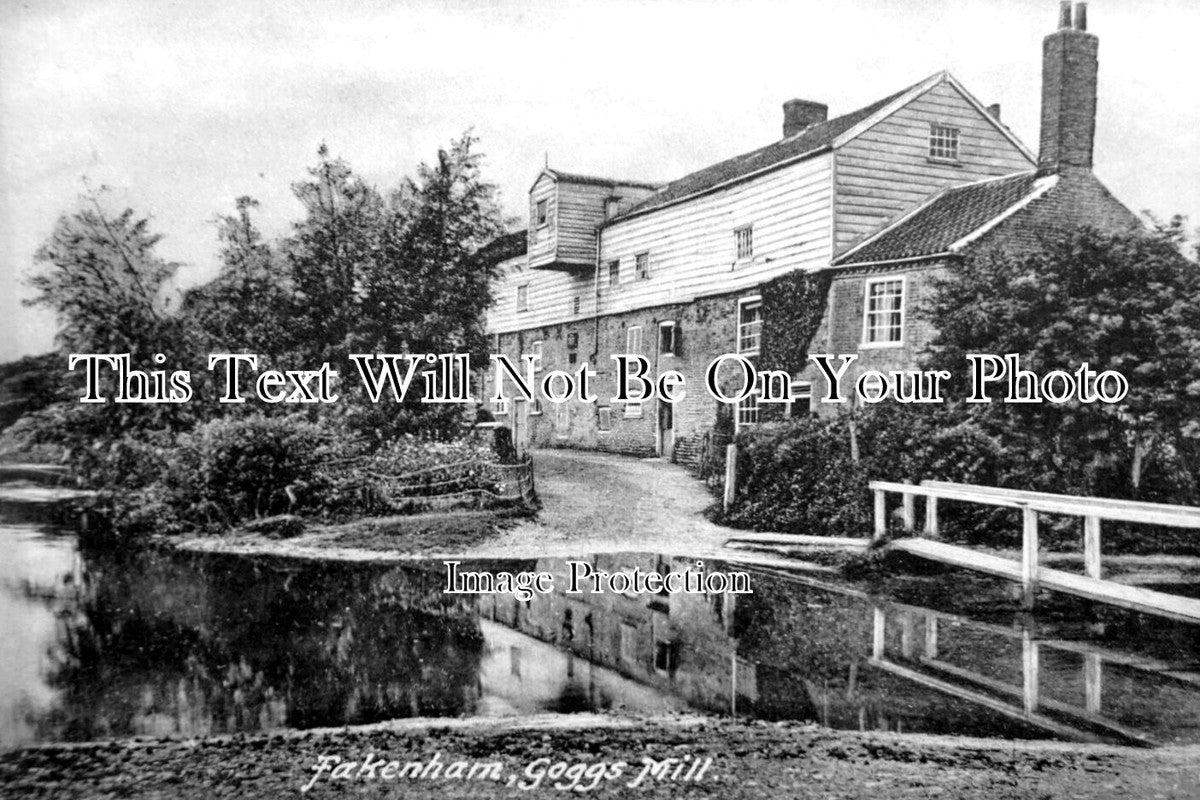 NF 4444 - Goggs Mill, Fakenham, Norfolk c1920