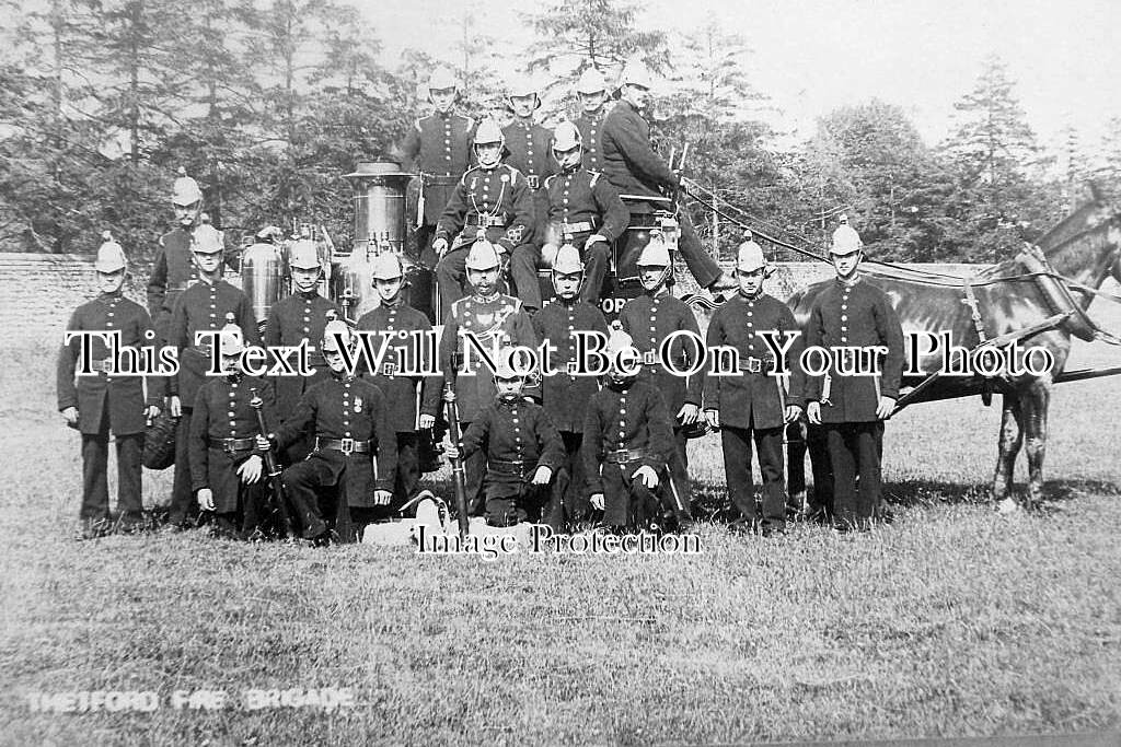 NF 4452 - Thetford Fire Brigade, Norfolk c1905