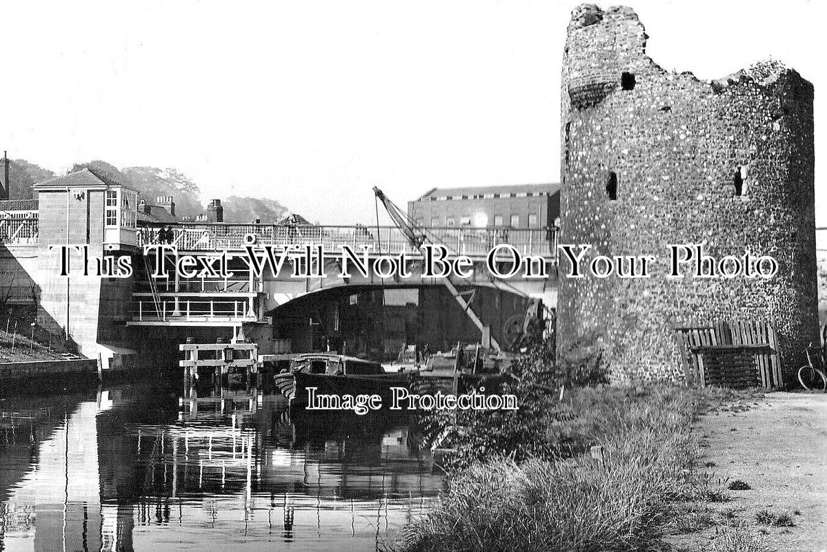 NF 4457 - New Carrow Bridge, Norwich, Norfolk c1923