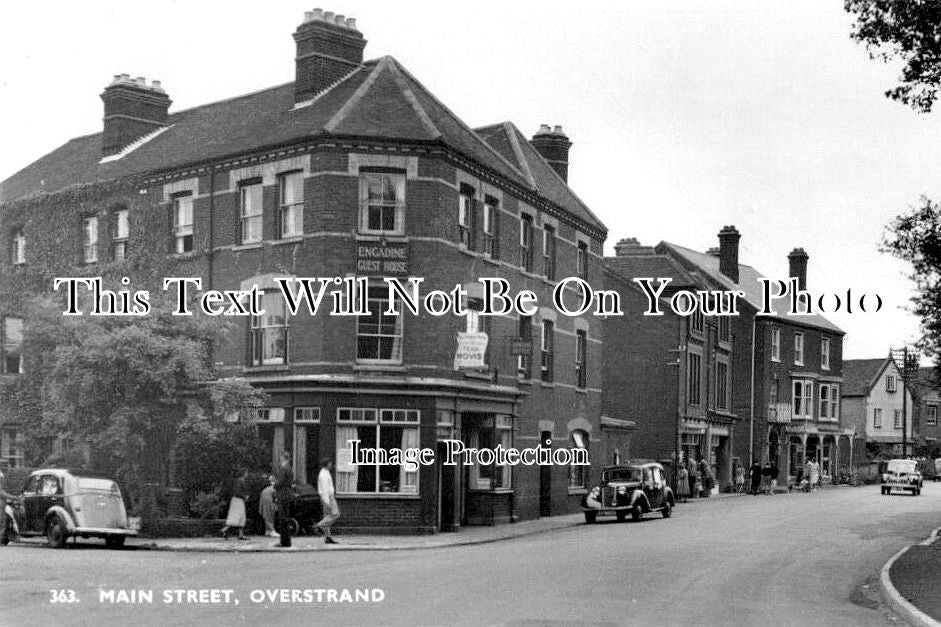 NF 4460 - Main Street, Overstrand, Norfolk c1950