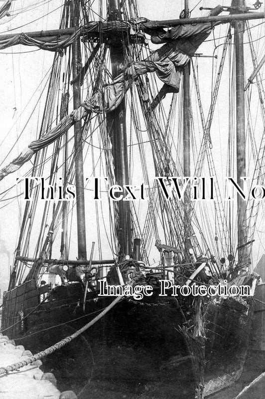 NF 4534 - Sailing Ship At Great Yarmouth, Norfolk c1909