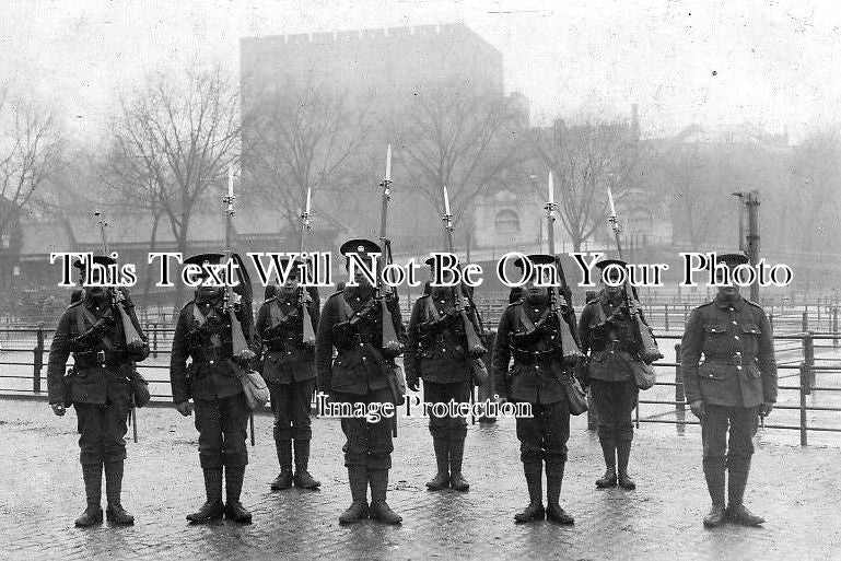 NF 519 - Soldiers On Parade In Front Of Castle, Norwich, Norfolk