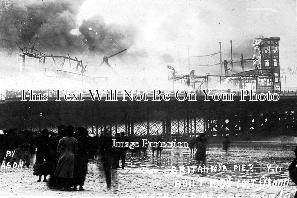 NF 537 - Great Yarmouth Britannia Pier Fire, Norfolk 1909