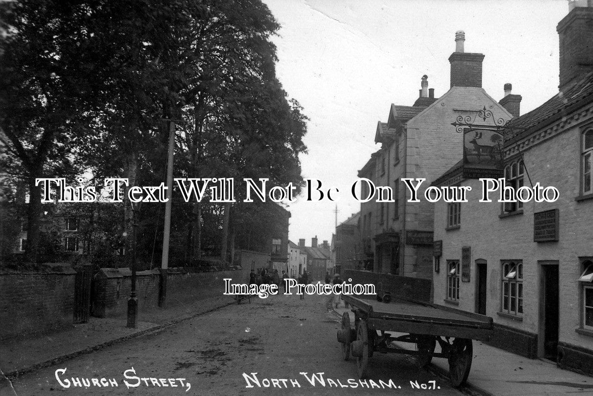 NF 674 - Church Street, North Walsham, Norfolk c1913