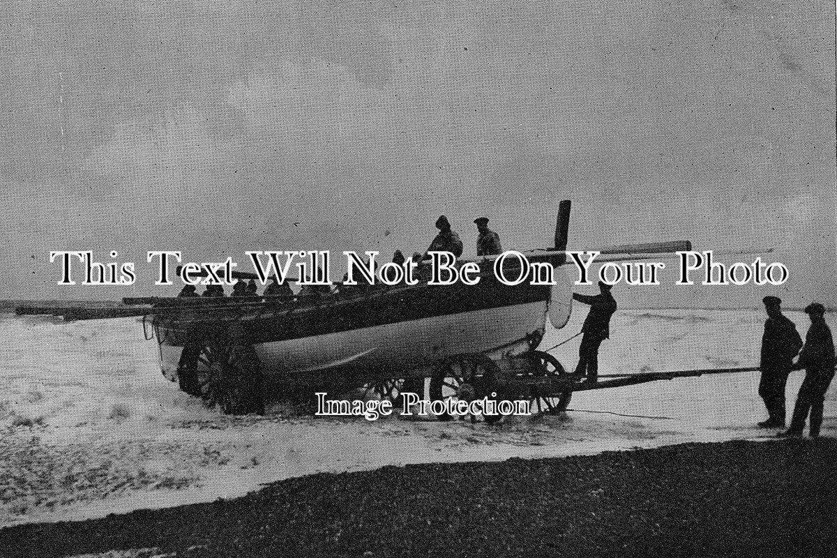 NF 687 - Launching The Lifeboat, Cromer, Norfolk