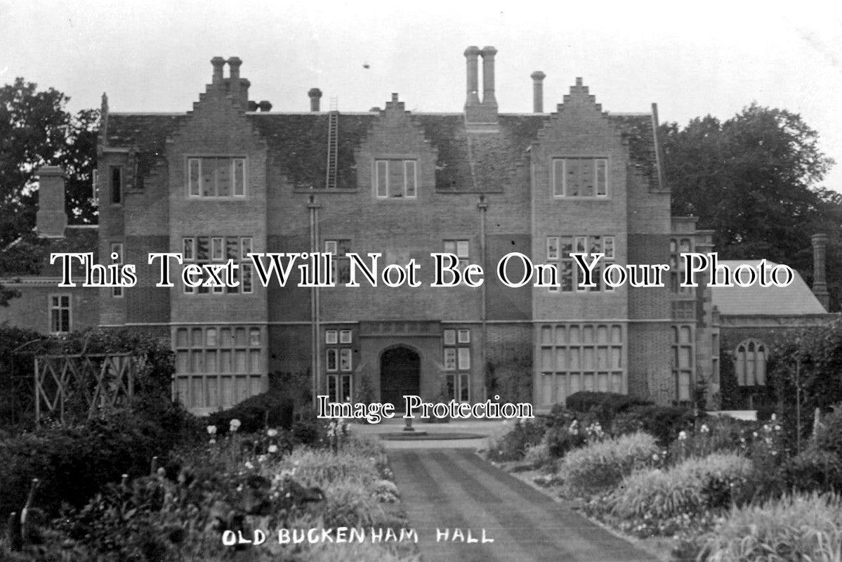 NF 695 - Old Buckenham Hall, Norfolk c1920