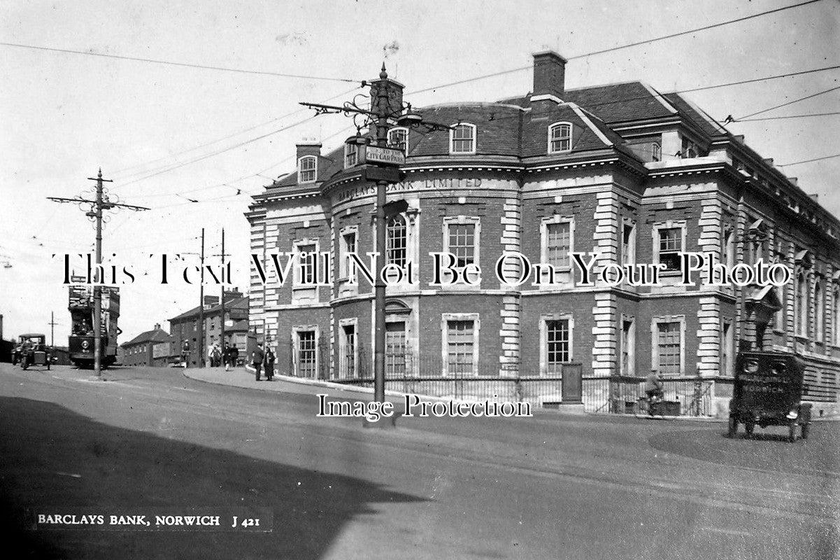 NF 714 - Barclays Bank, Norwich, Norfolk c1942