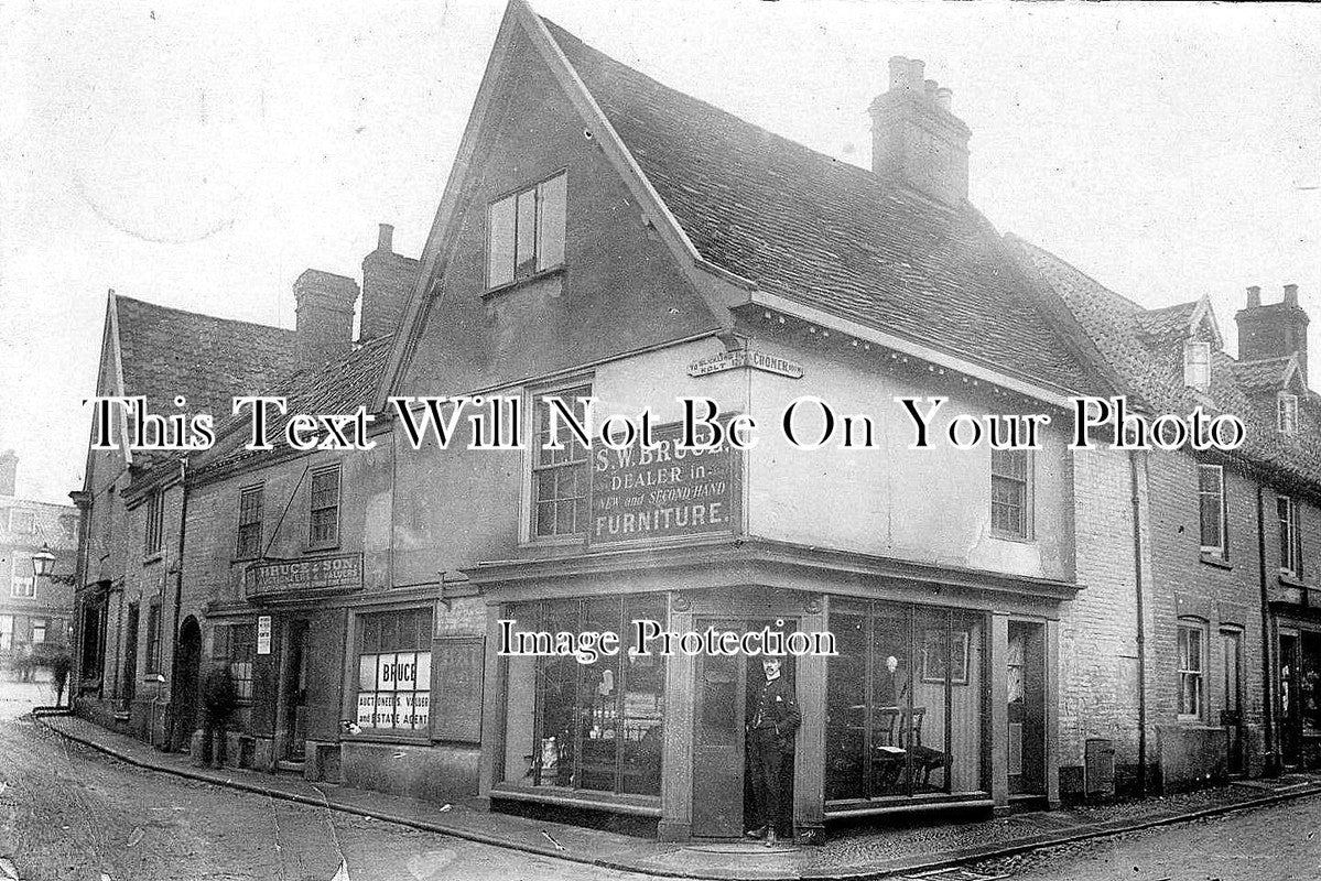 NF 79 - Furniture Shop, Aylsham, Norfolk c1906