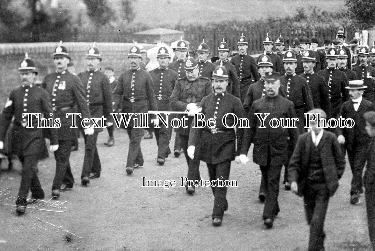 NF 908 - P.C Alger Police Funeral Procession, Gorleston, Norfolk c1909