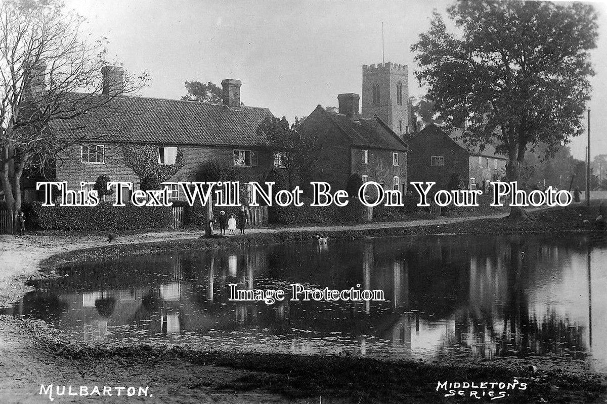 NF 91 - Mulbarton Village, Norfolk c1912