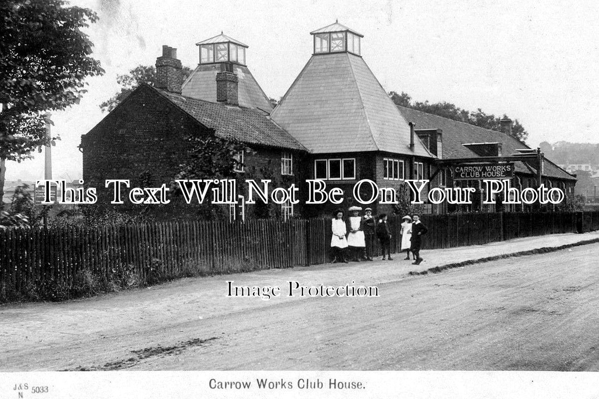 NF 951 - Club House, Carrow Works, Norwich, Norfolk c1910