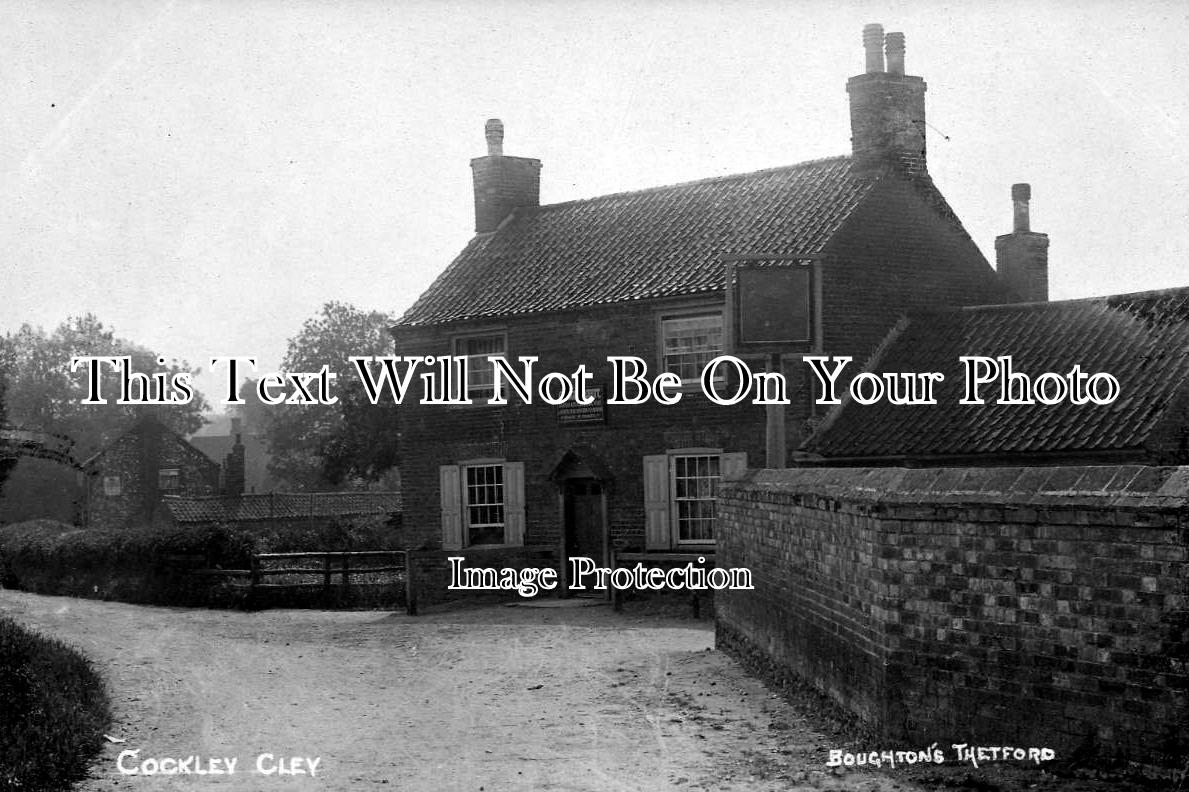 NF 953 - The Cock Pub, Cockley Cley, Norfolk c1912