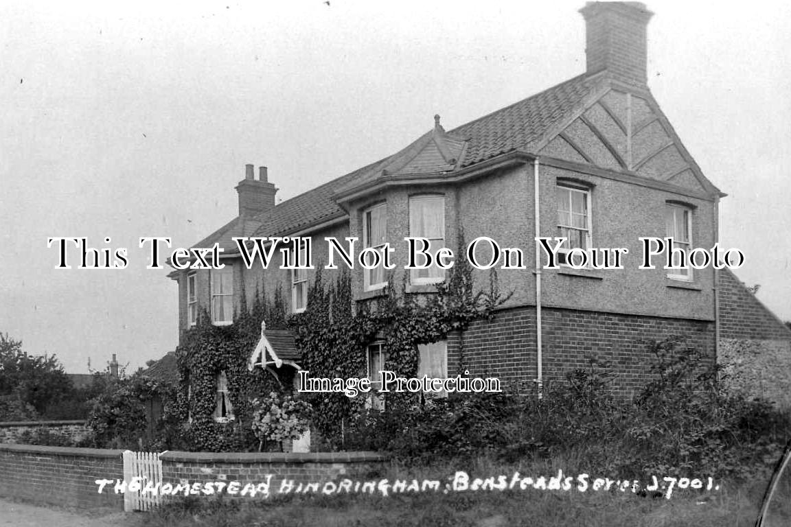 NF 97 - The Homestead House, Hindringham, Norfolk c1912
