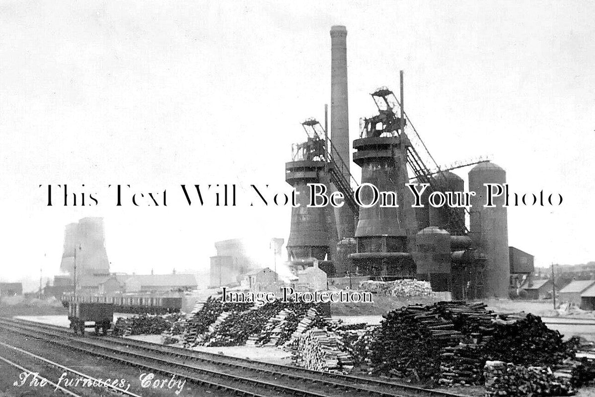 NH 1092 - Corby Furnaces Steel Works, Northamptonshire