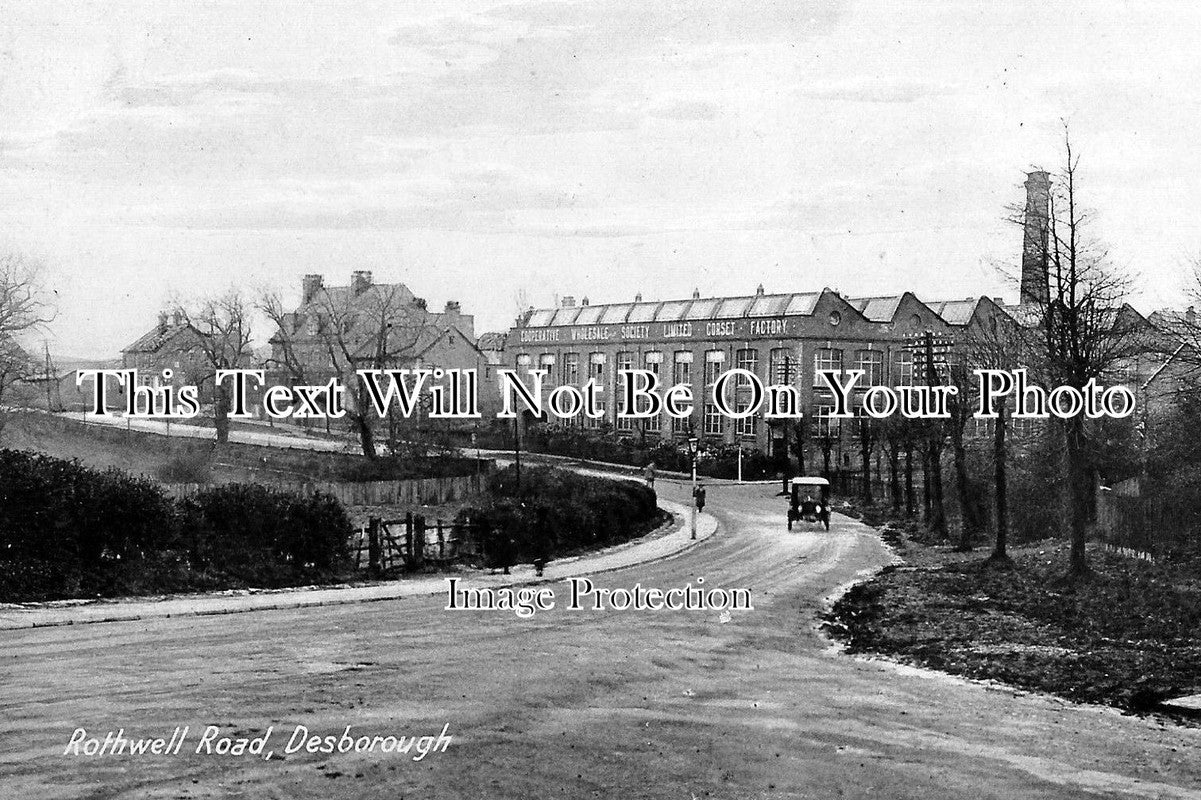 NH 165 - Co-Op Corset Factory, Rothwell Road, Desborough, Northamptonshire c1925