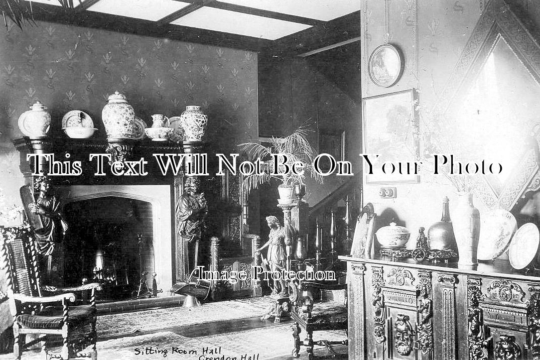 NH 2093 - Sitting Room Hall, Grendon Hall, Northamptonshire