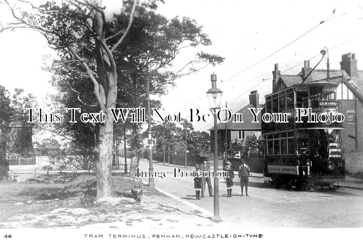 NO 1137 - Tram Terminus, Fenham, Newcastle Upon Tyne 1913