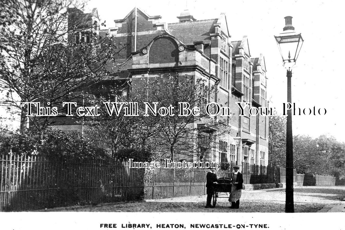 NO 1260 - Free Public Library, Heaton, Newcastle Upon Tyne c1921