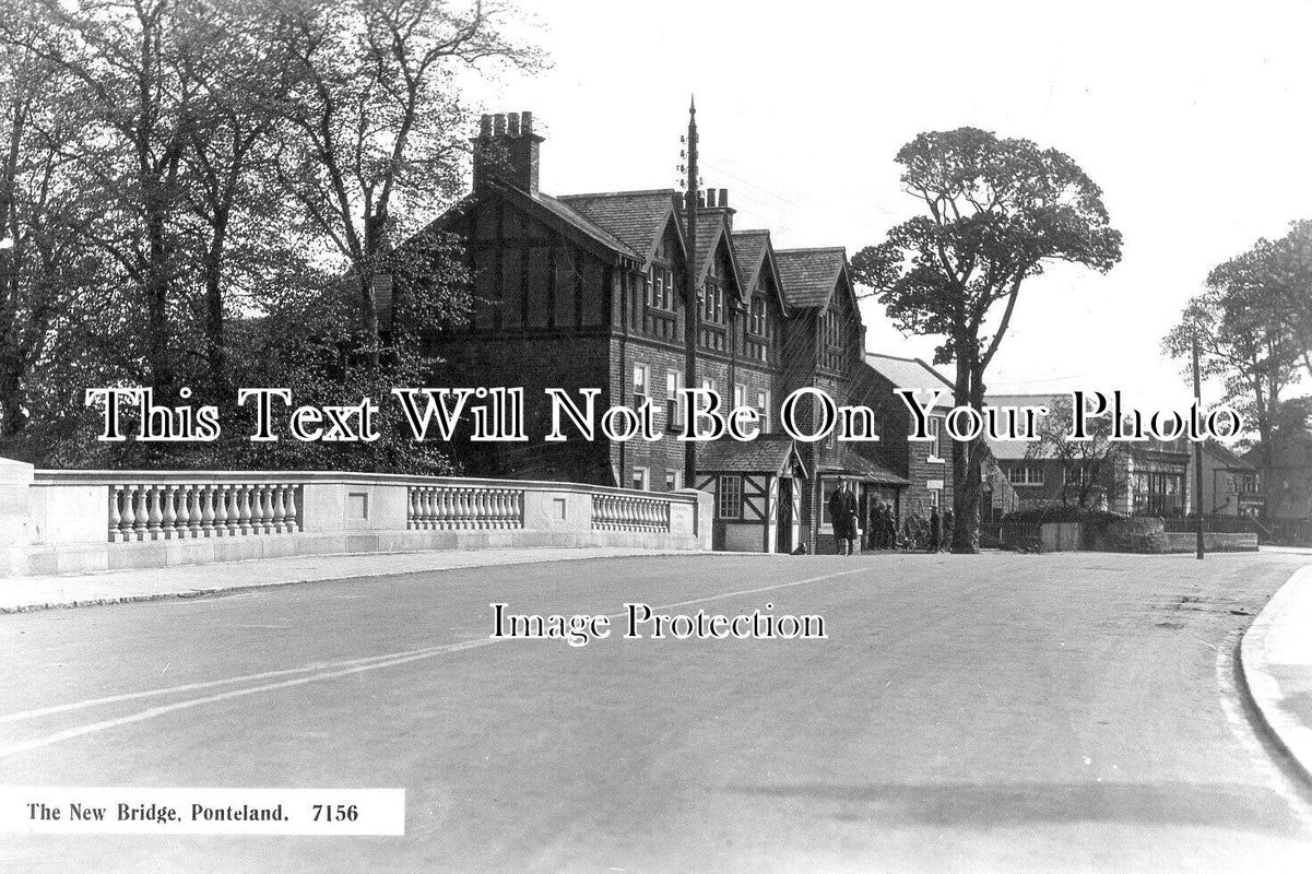 NO 1324 - The New Bridge, Ponteland, Newcastle Upon Tyne c1928