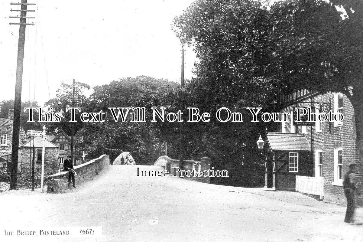 NO 1567 - The Bridge, Ponteland, Newcastle Upon Tyne c1915