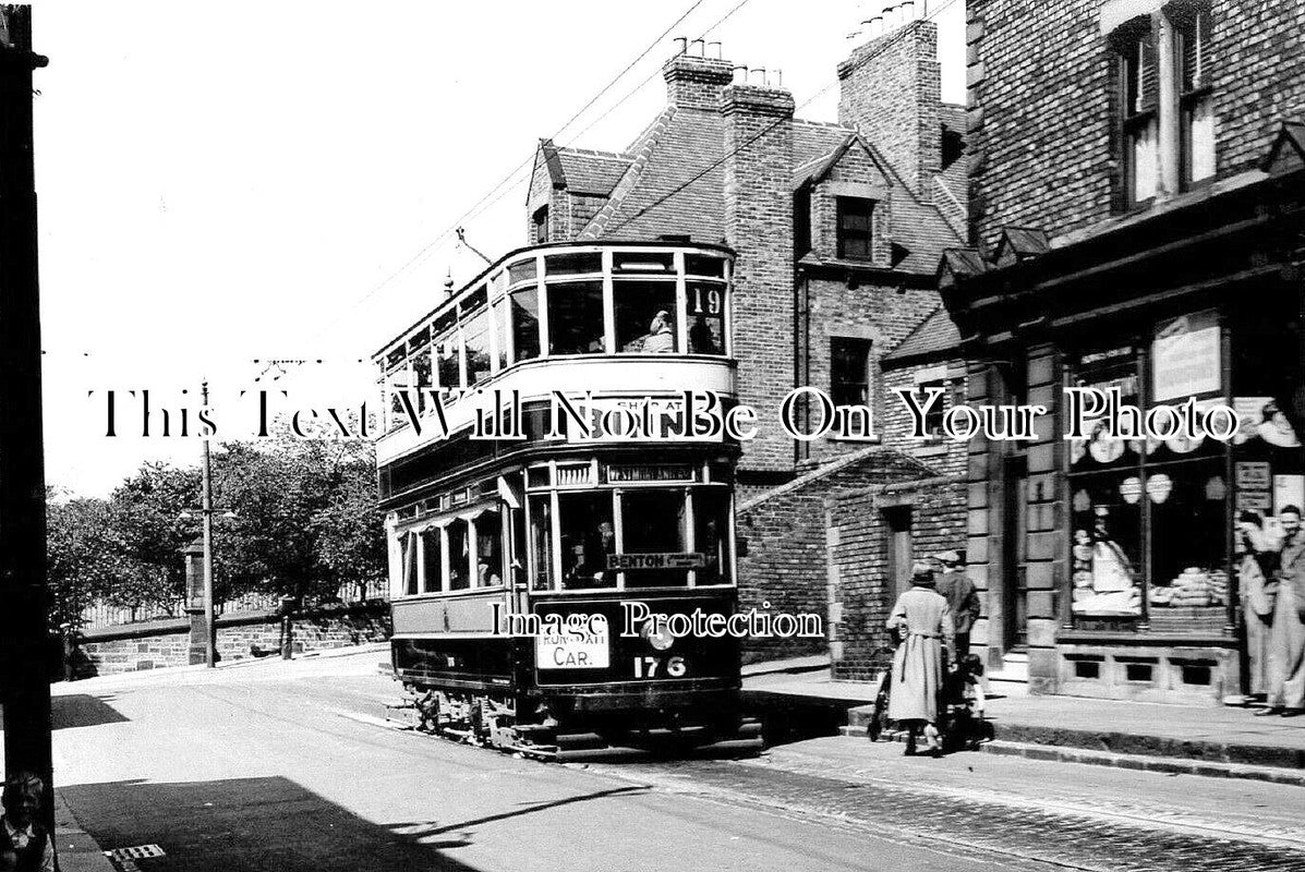 NO 1757 - Westmorland Road Tram Terminus, Four Lane Ends, Benton, Newcastle