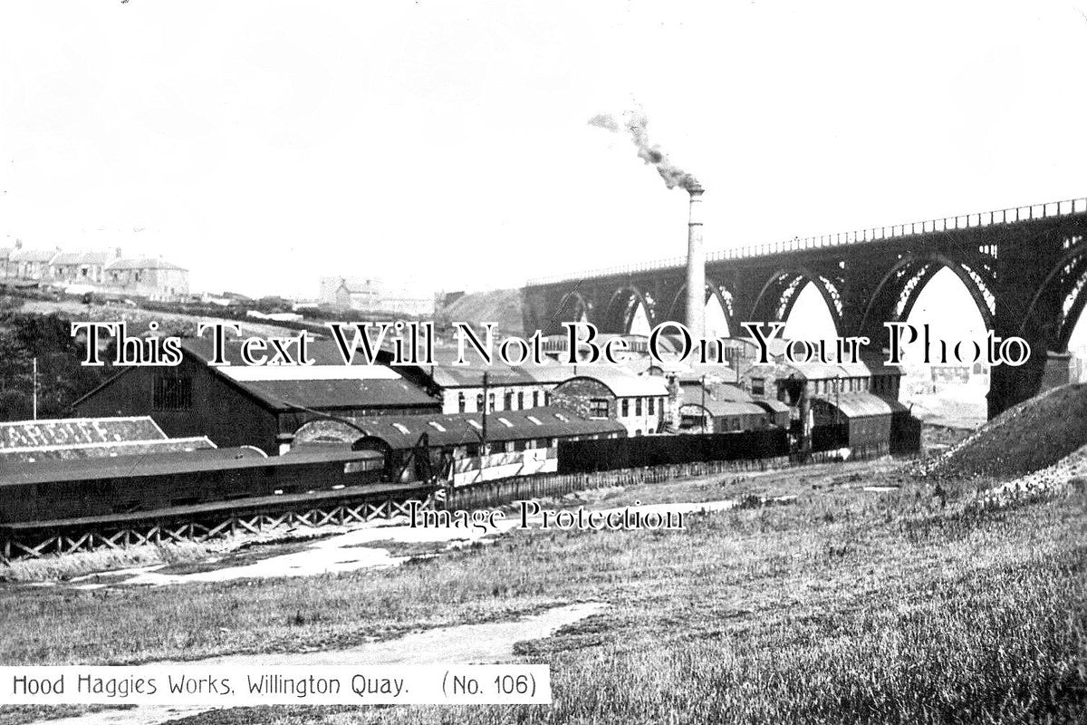 NO 1943 - Hood Haggies Works, Willington Quay, Newcastle Upon Tyne c1910