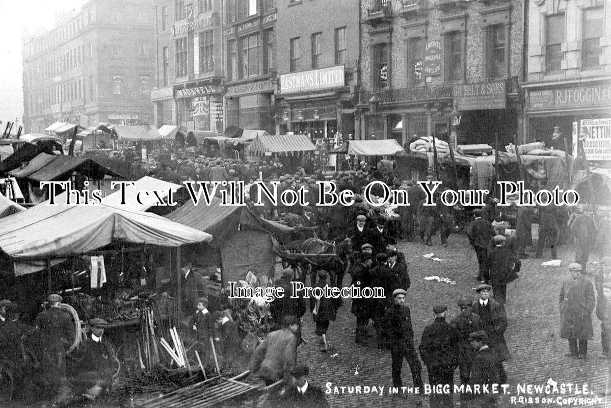 NO 1964 - Saturday In The Bigg Market, Newcastle Upon Tyne