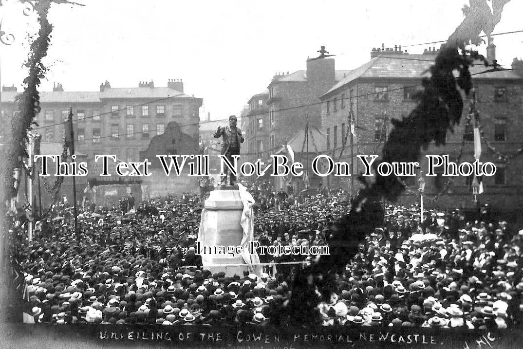 NO 2095 - Unveiling Of The Cowen Memorial, Newcastle Upon Tyne 1906