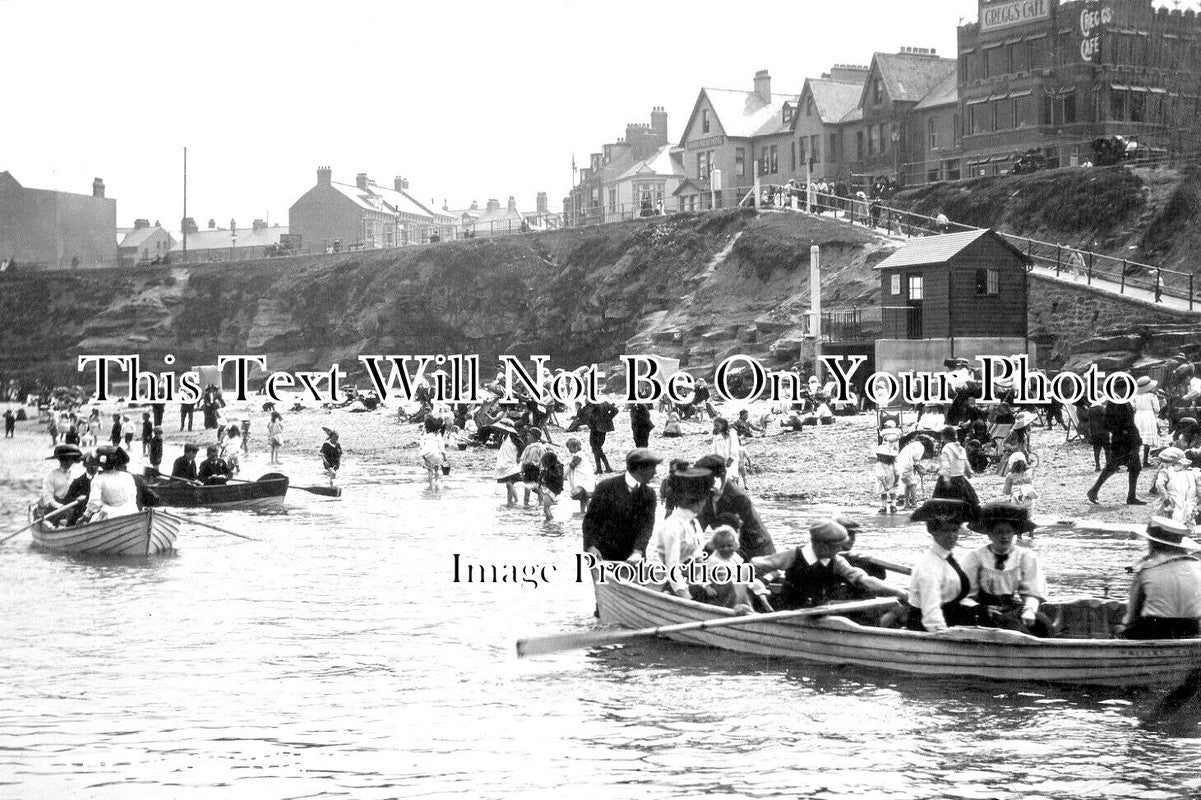 NO 2256 - The Sands, Whitley Bay, North Shields, Newcastle c1914