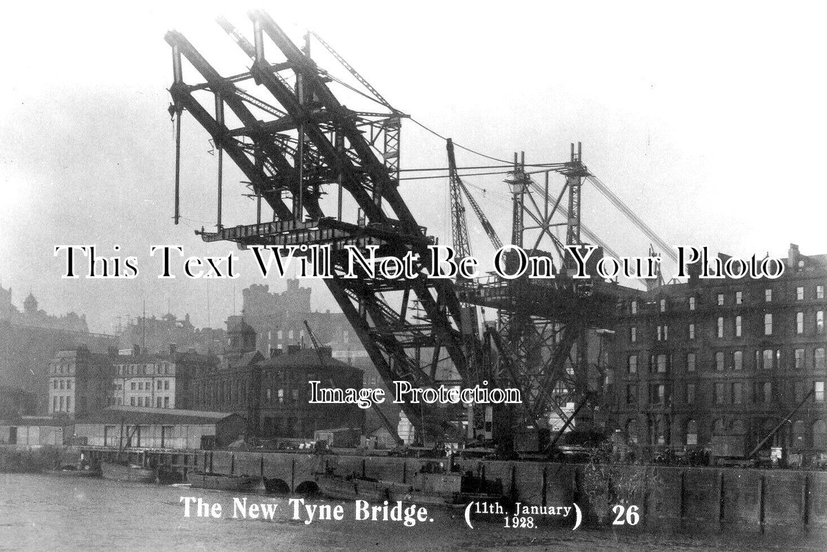 NO 2259 - The New Tyne Bridge, Newcastle Upon Tyne 1928